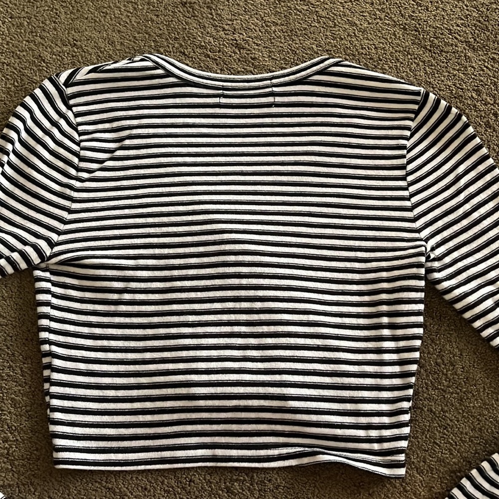 Cropped Button Down Sweater From Uo - image 4
